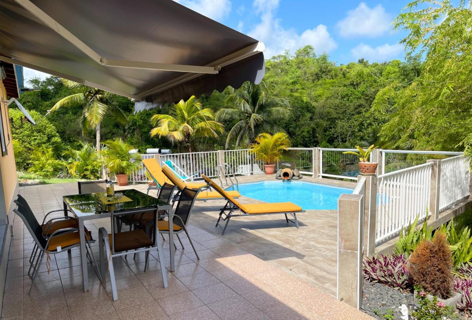 La Villa Ixora, Magnifique Villa Avec Piscine Лес Абимес Екстериор снимка